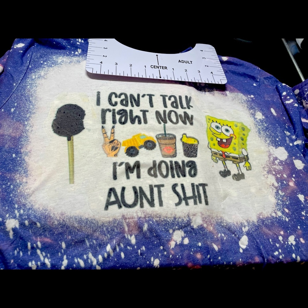 Bleached tee!